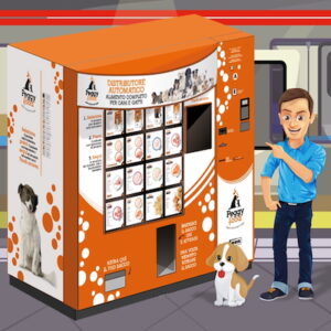 Distributore automatico pet food