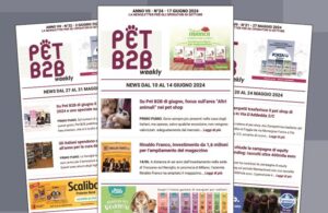 È disponibile il numero del 17 giugno 2024 della newsletter settimanale Pet B2B Weekly, con le notizie dal mercato pet degli ultimi giorni.