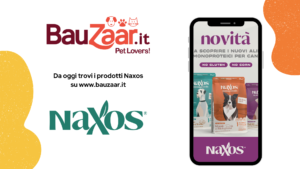 Gli alimenti per cani e gatti Naxos entrano nello shop online di Bauzaar
