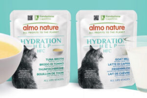 Da Almo Nature il nuovo pet food con brodo o latte di capra, per una maggiore idratazione